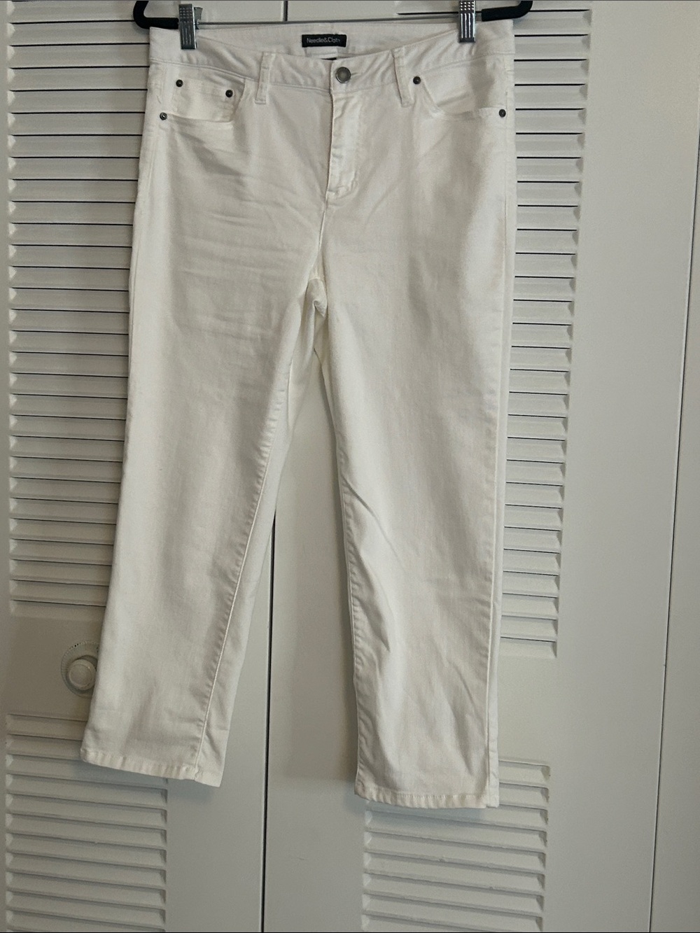 No Boundaries White Straight Leg Jeans
